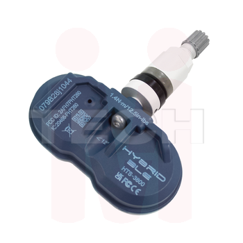 Датчик давления в шине T-Pro Hybrid BLE для TESLA в комплекте с вентилем (серебристый)